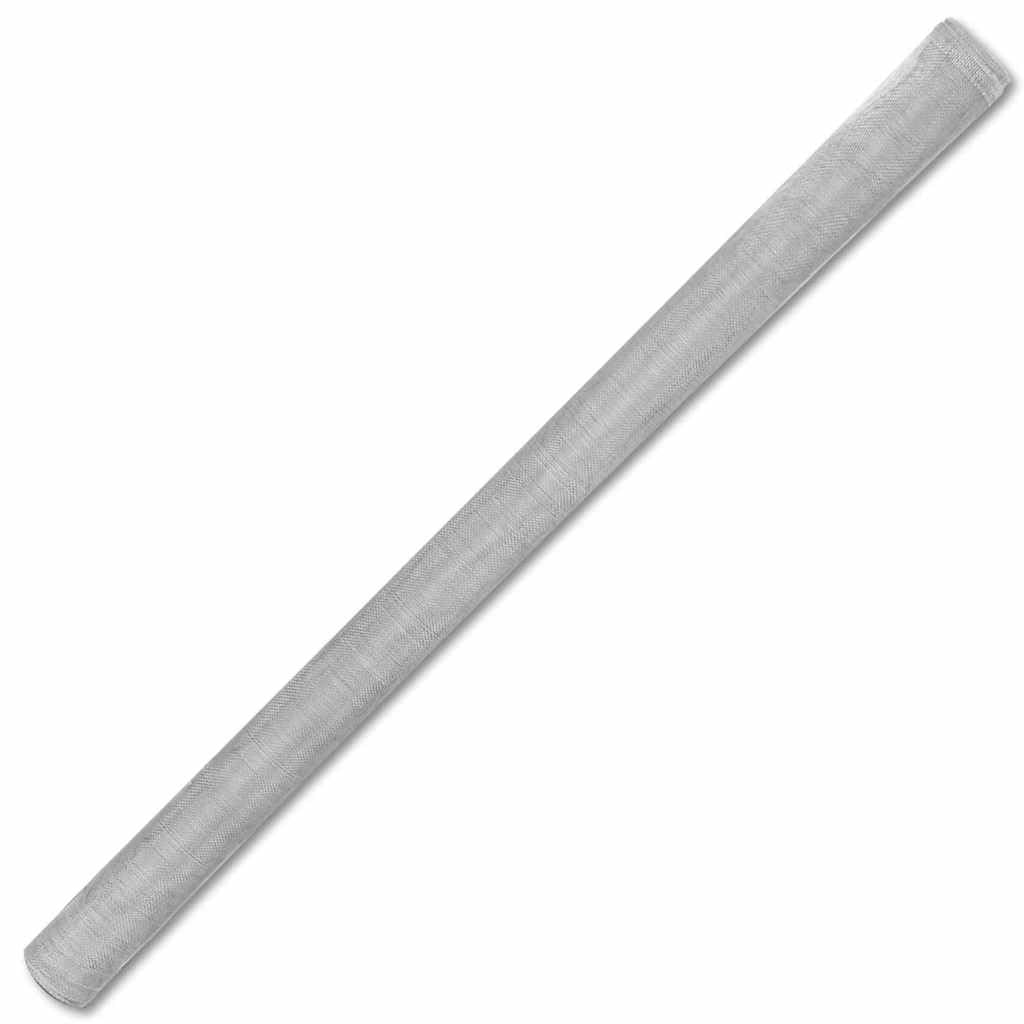 Aluminum Mesh Screen 39.4x196.9 Inches Silver T4253