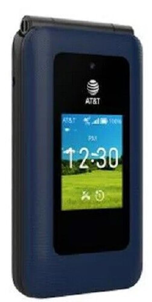 Prepaid 4G LTE Flip Phone, 2MP Camera, Android, Classic Navy T478