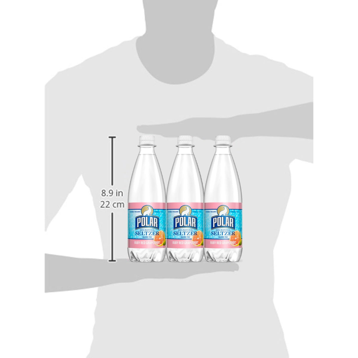 Ruby Red Grapefruit Sparkling Water, 20 fl oz, 12 Pack Y735047