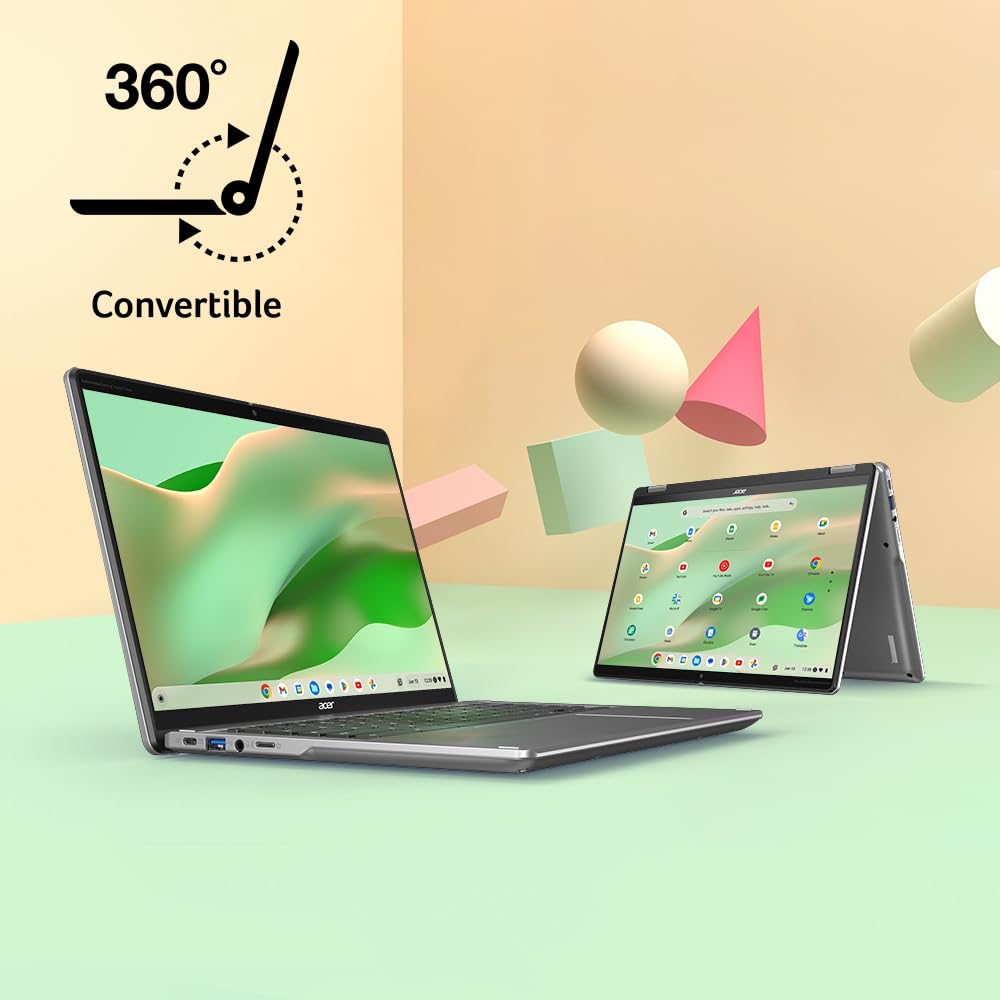14" Convertible Laptop Intel Core i3 8GB 128GB Chrome OS M4938