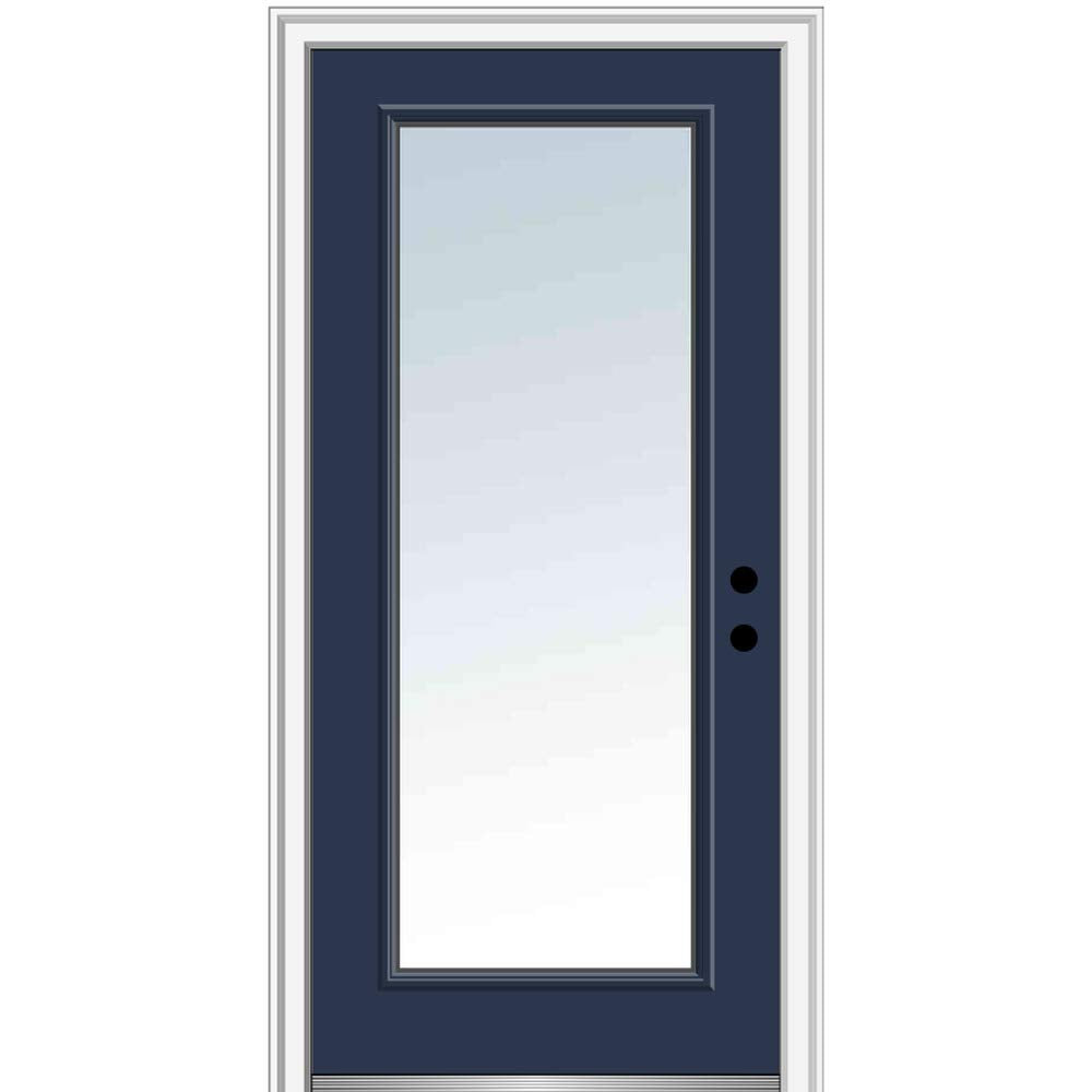 Steel Left Hand In-Swing Exterior Prehung Door S564296