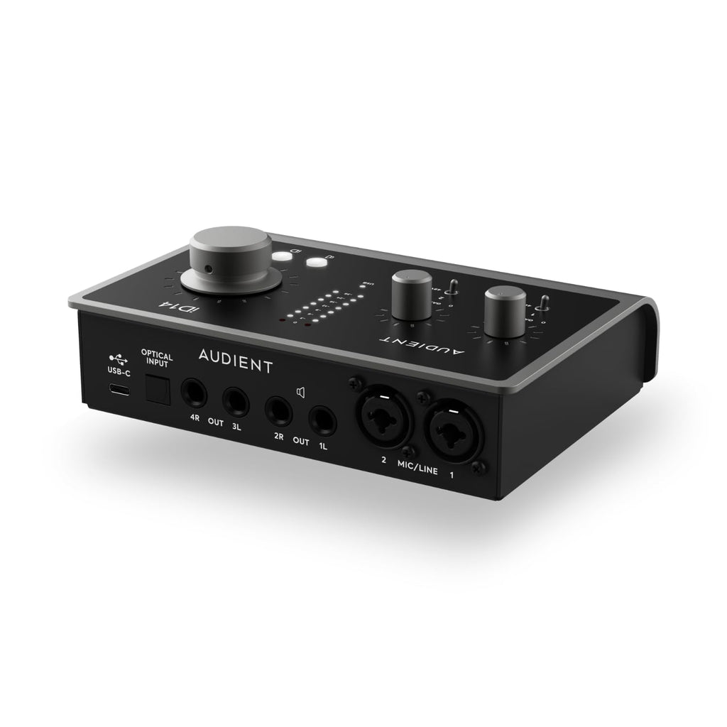 Black USB-C Audio Interface with 2 Microphone Preamps B443527