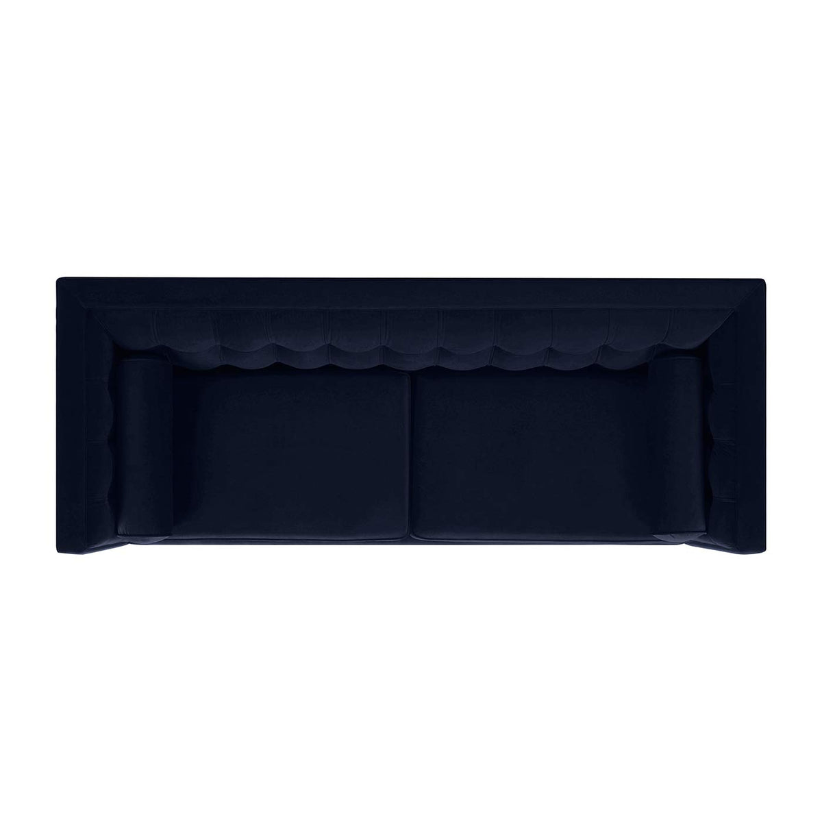 Dark Navy Blue Performance Velvet Tufted Sofa X3285