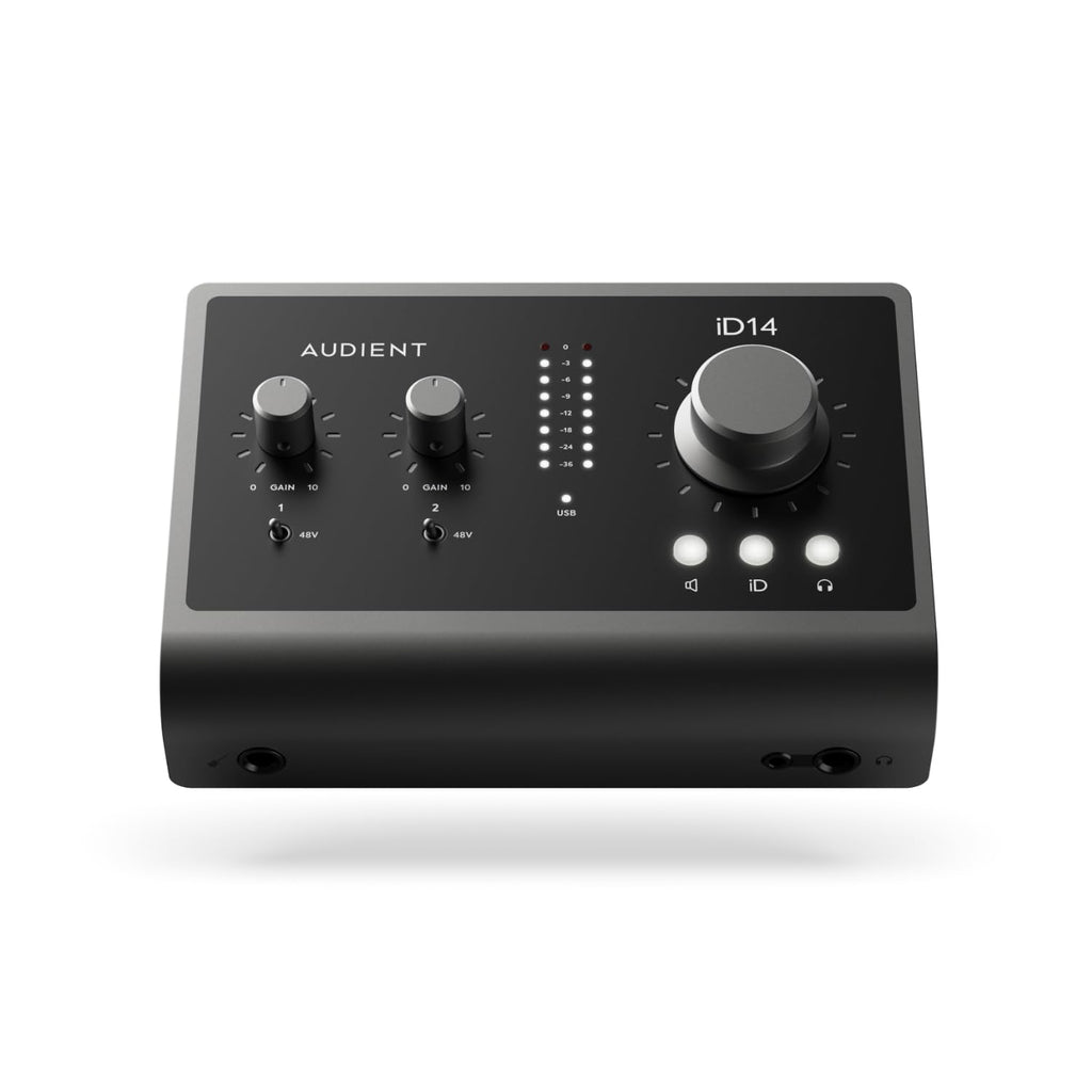 Black USB-C Audio Interface with 2 Microphone Preamps B443527