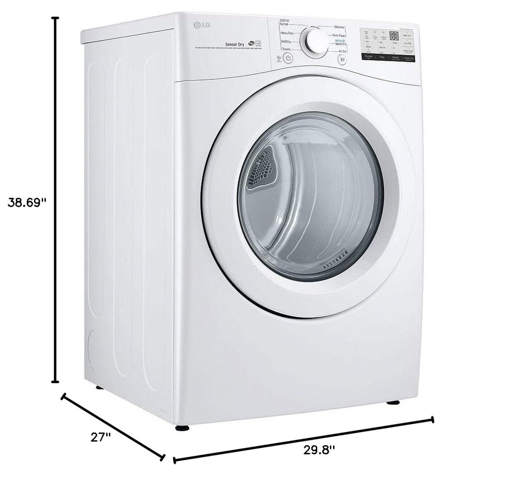 7.4 Cu. Ft. Vented Stackable Electric Dryer with Sensor Dry V6235