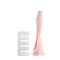 Electric Facial Razor with LED Light and 4 Replaceable Blades L11838