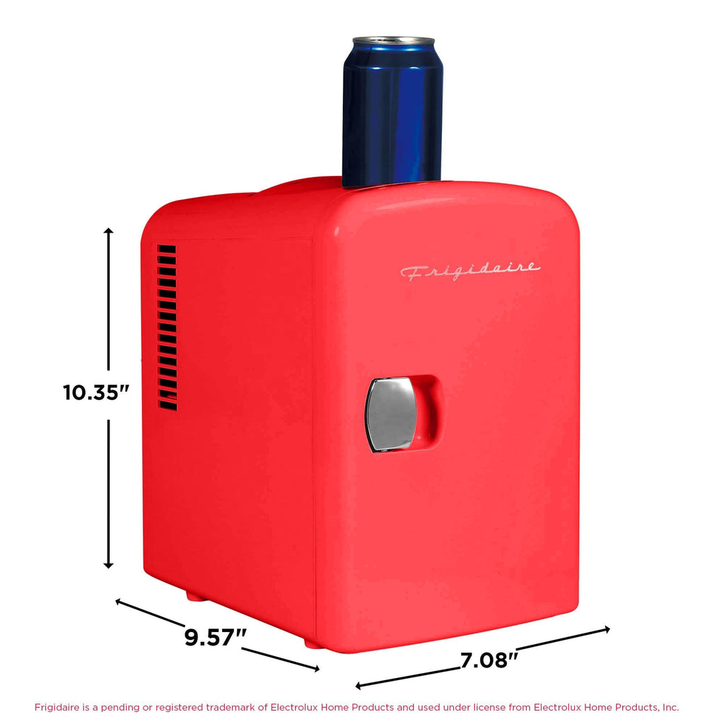 Portable Mini Fridge Cooler, 4 Liter, Red Y631724