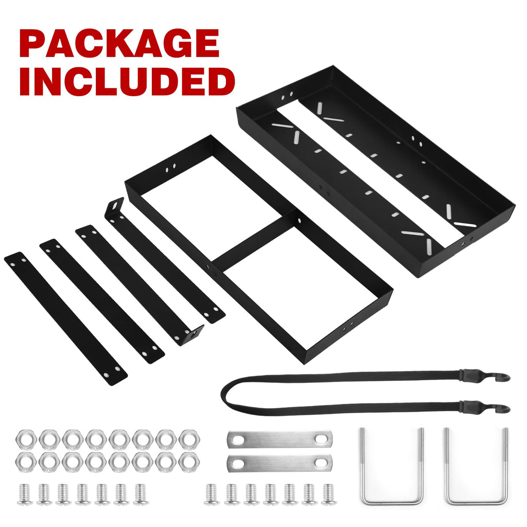 Gas Can Holder with Straps, Fits Two 5 Gallon Gas Can V277