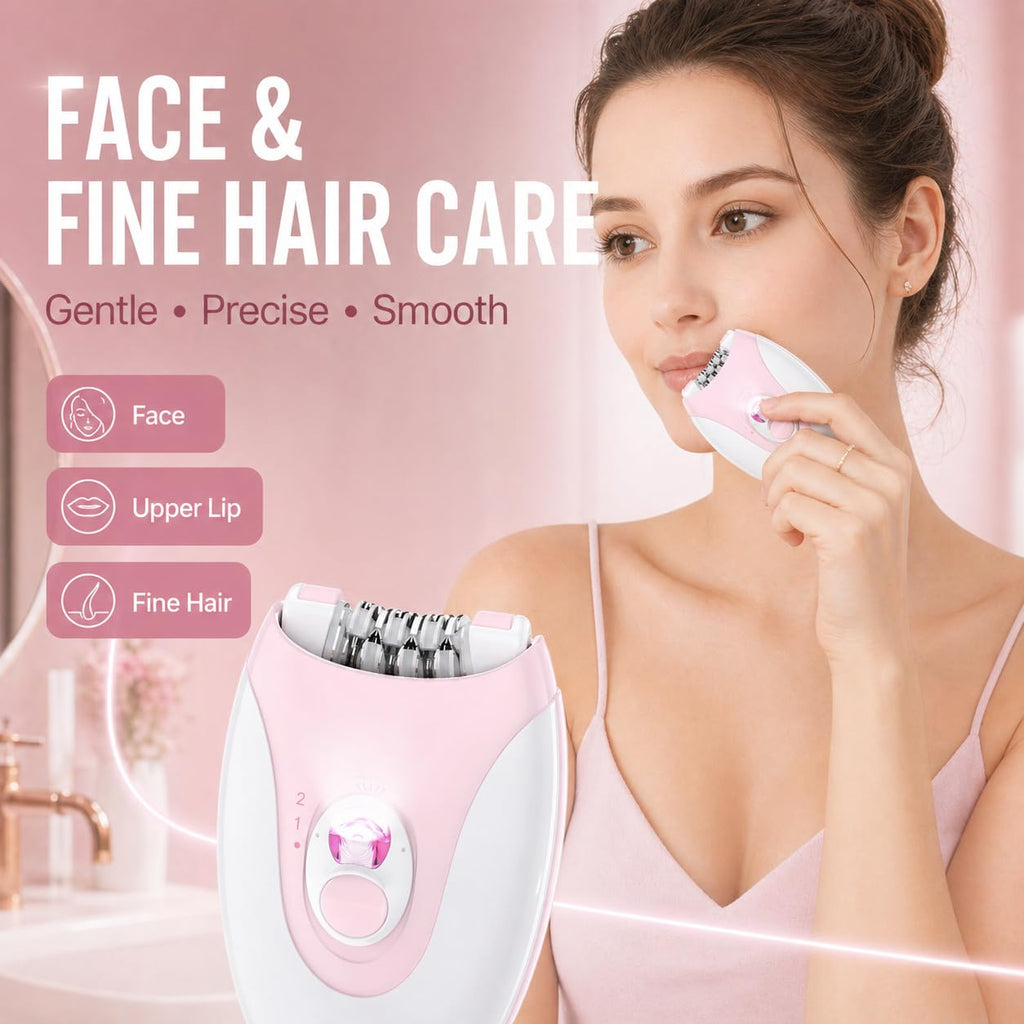 Electric Epilator with 36 Tweezers, 2 Speed Cordless USB Q9969