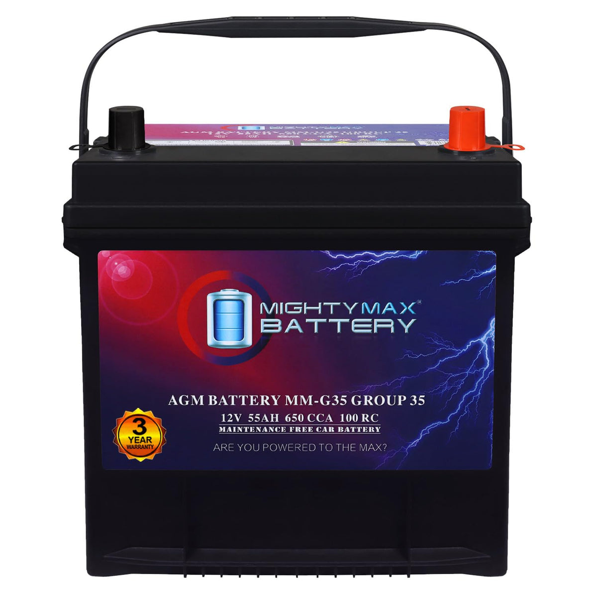 12V 55Ah AGM Replacement Battery N867222