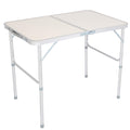 Folding Aluminum Camping Table White 3 FT Y4638