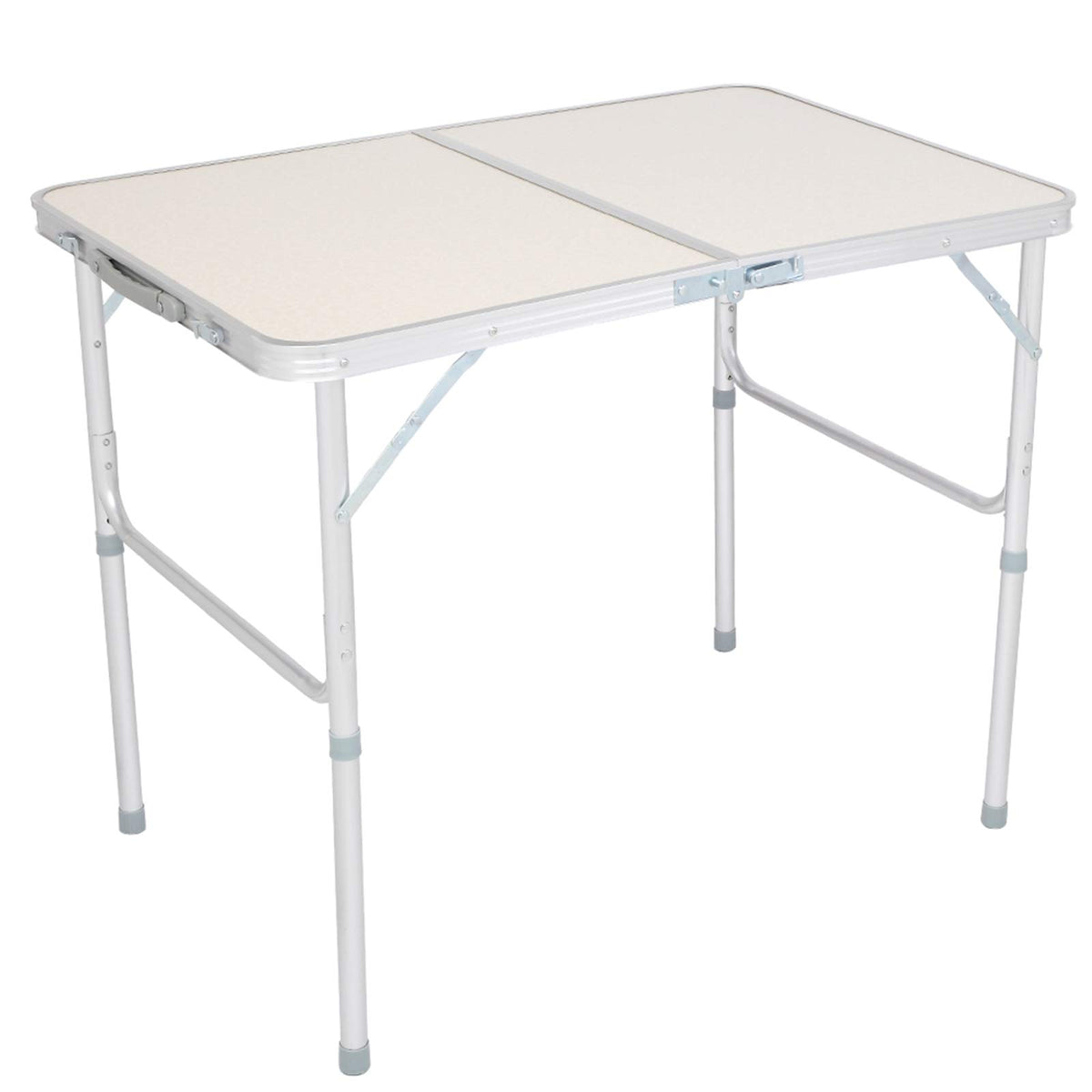 Folding Aluminum Camping Table White 3 FT Y4638