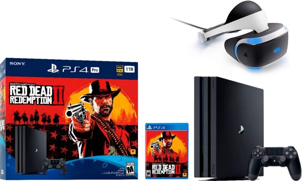 PlayStation 4 Pro 1TB Console Bundle with VR Headset F285