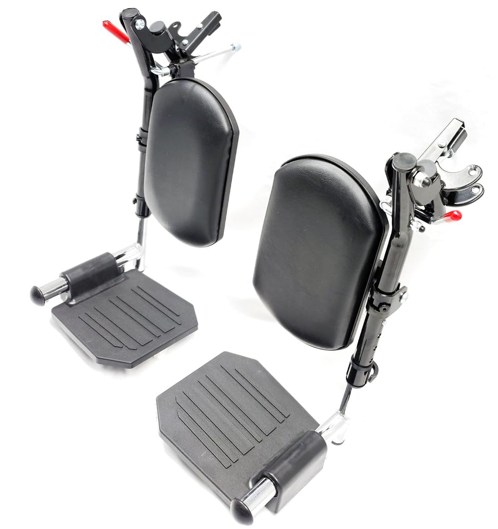 Wheelchair Elevating Legrests with Padded Calf Pads and Composite Footplates O968830