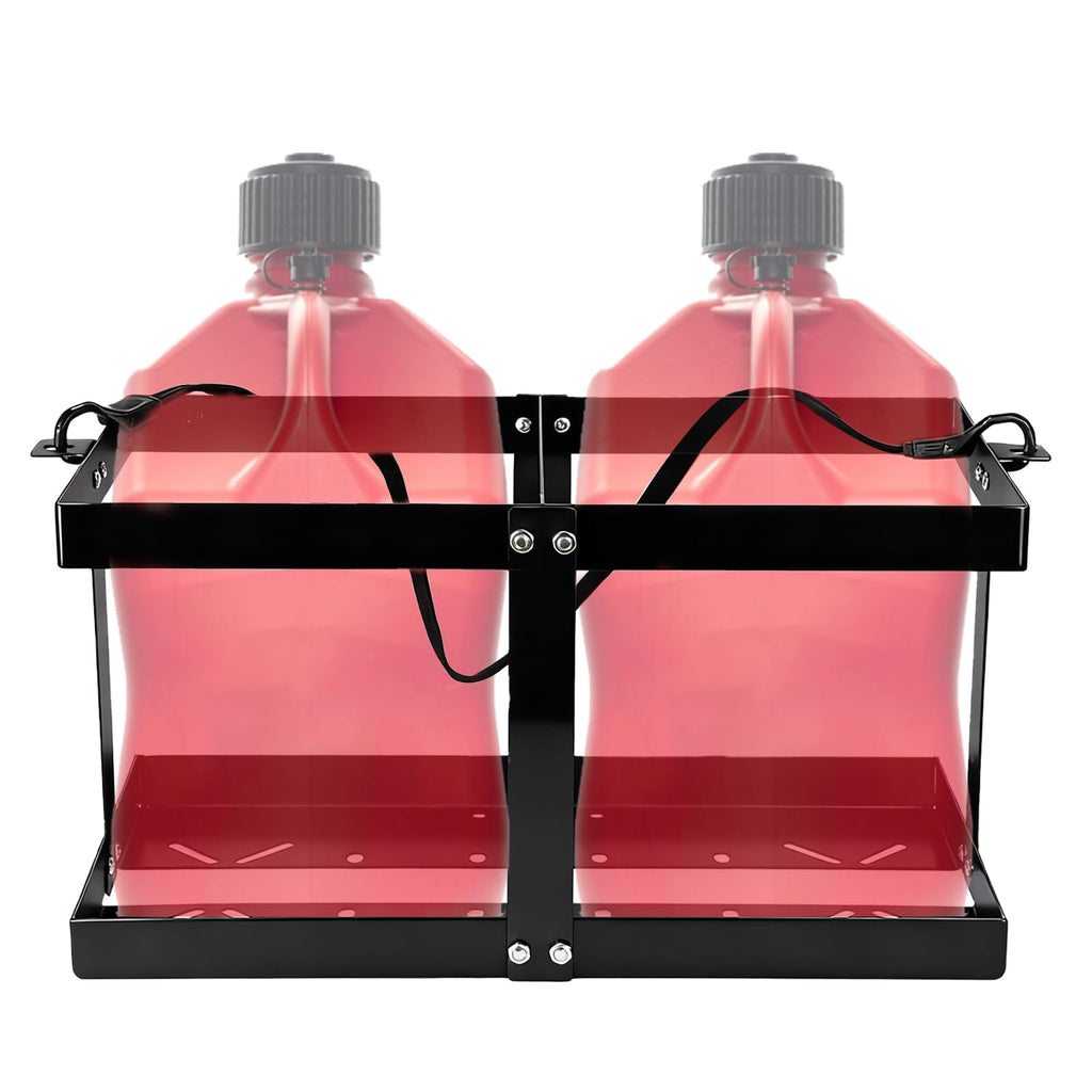Gas Can Holder with Straps, Fits Two 5 Gallon Gas Can V277