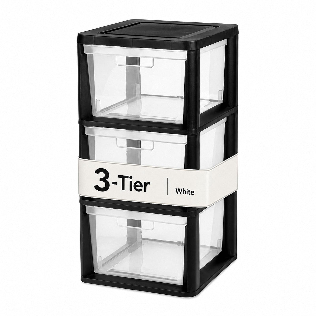 3-Drawer Plastic Storage Tower J595574