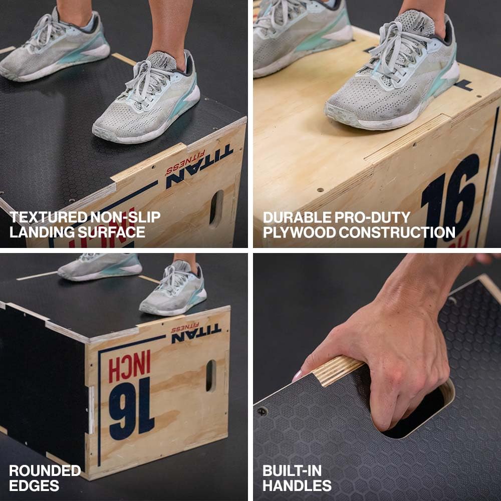 Youth 3-in-1 Wood Plyo Box J6464