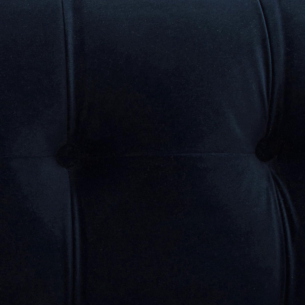 Dark Navy Blue Performance Velvet Tufted Sofa X3285