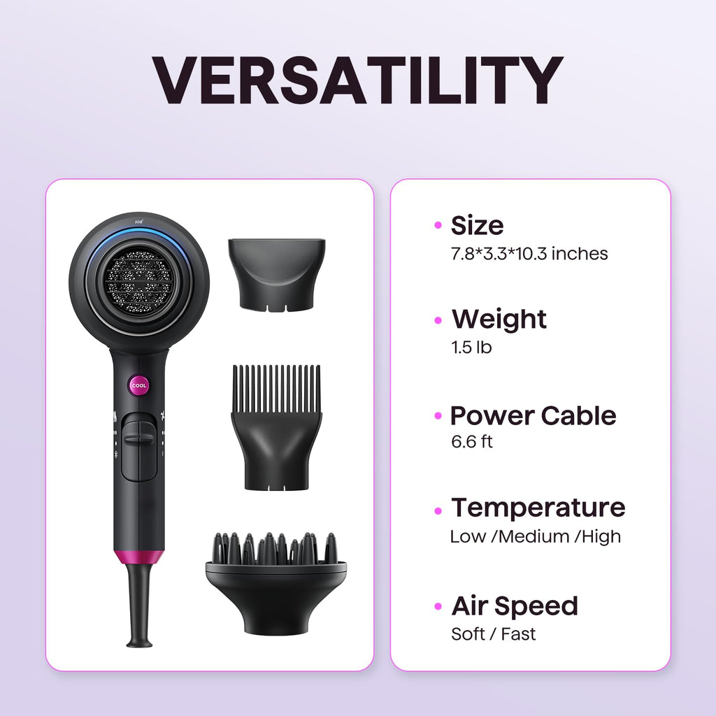 Ionic Hair Dryer with Diffuser Z26131