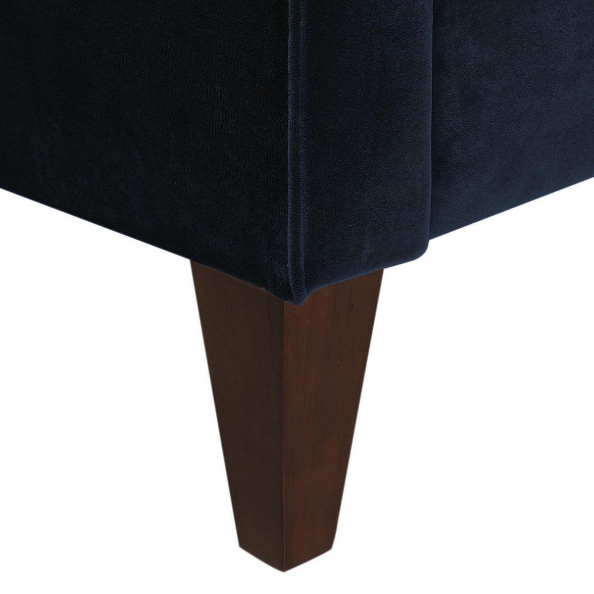 Dark Navy Blue Performance Velvet Tufted Sofa X3285