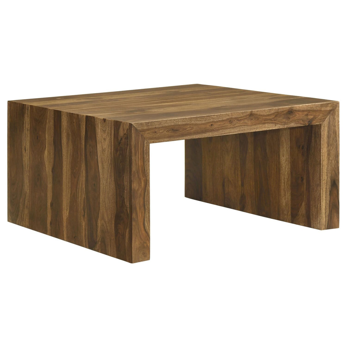 Solid Sheesham Wood Square Coffee Table D4965