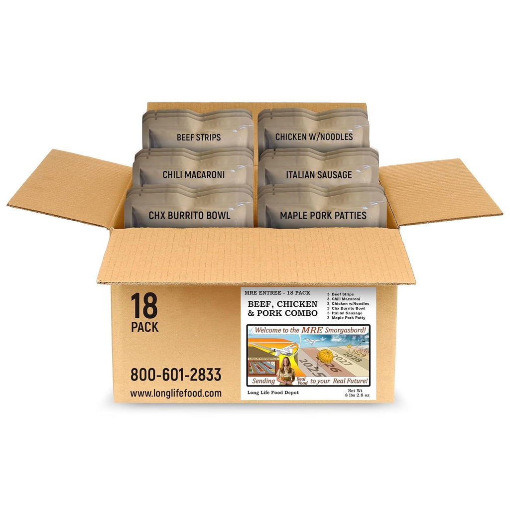 Beef Chicken & Pork Main Courses 18-Pack M225