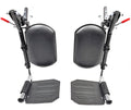 Wheelchair Elevating Legrests with Padded Calf Pads and Composite Footplates O968830