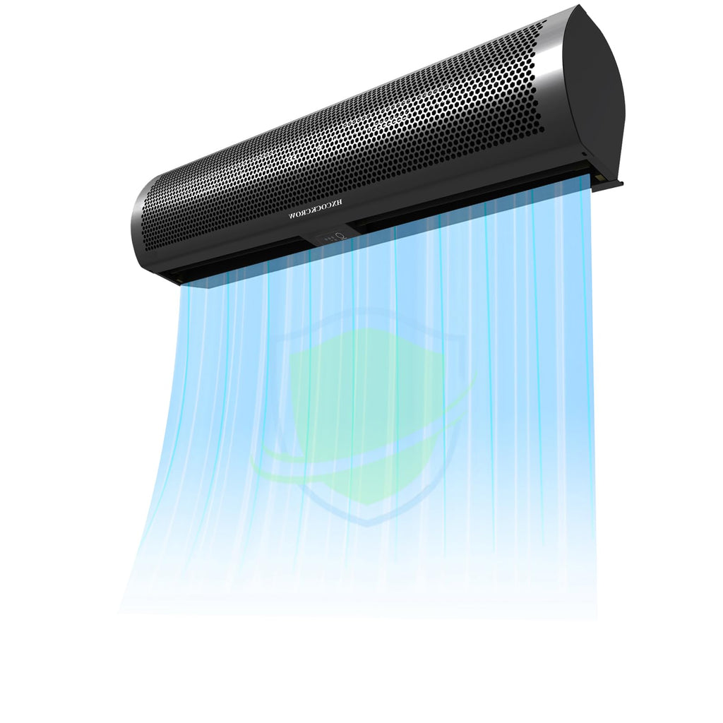 36'' Matte Black 2-Speed Air Curtain Q735