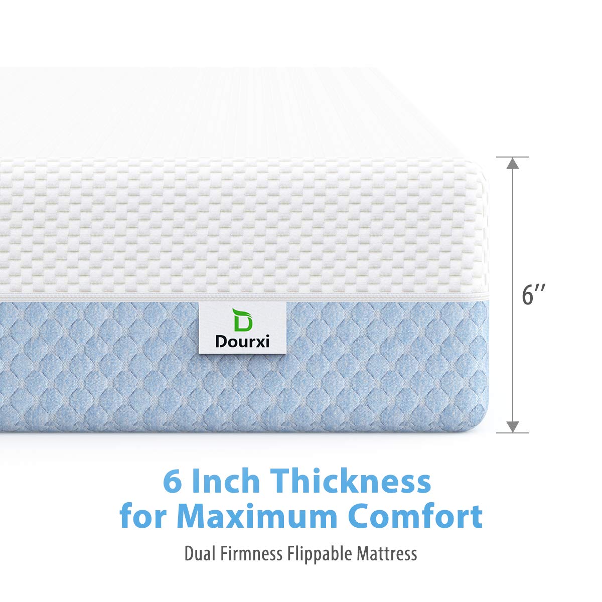 Dual Sided Gel Memory Foam Crib Mattress R746