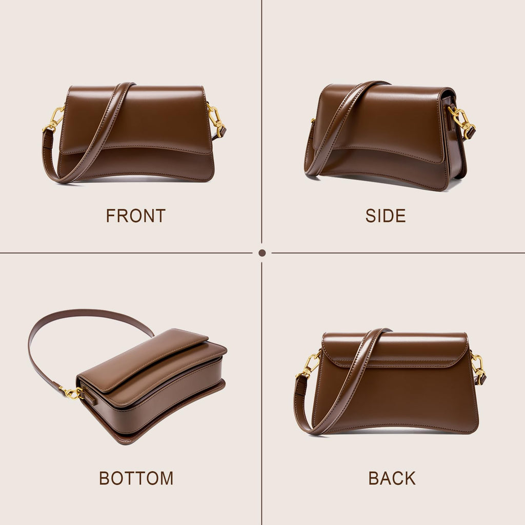 Genuine Leather Crossbody Bag Q317