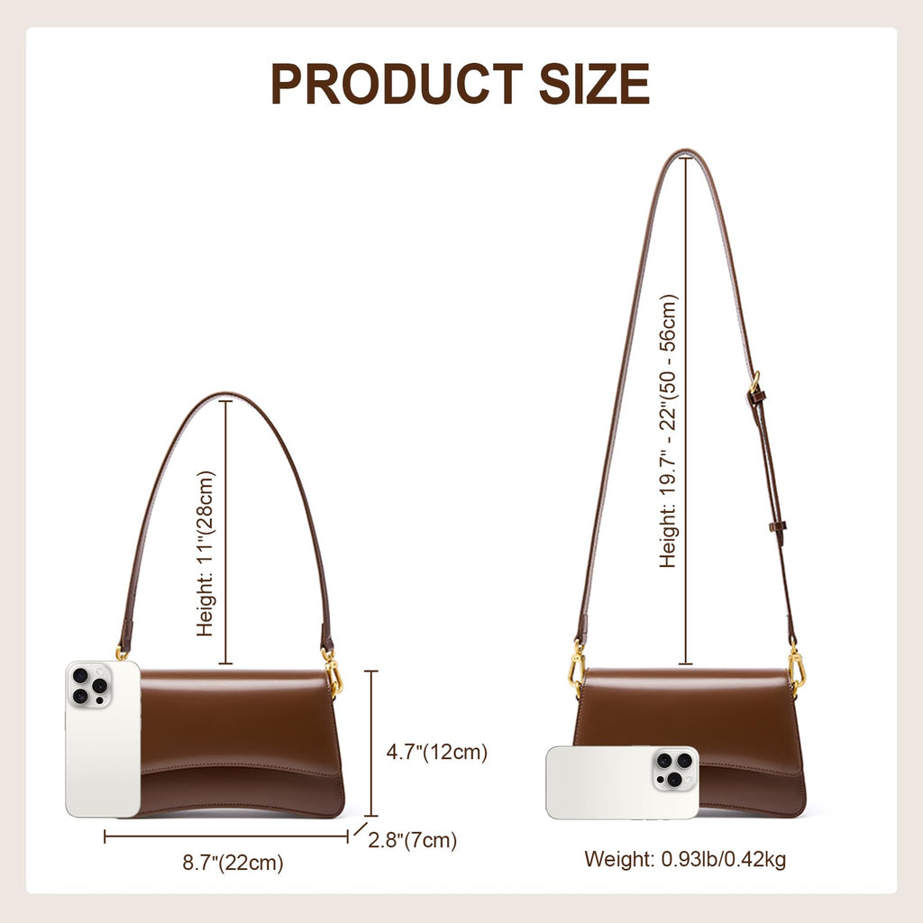 Genuine Leather Crossbody Bag Q317