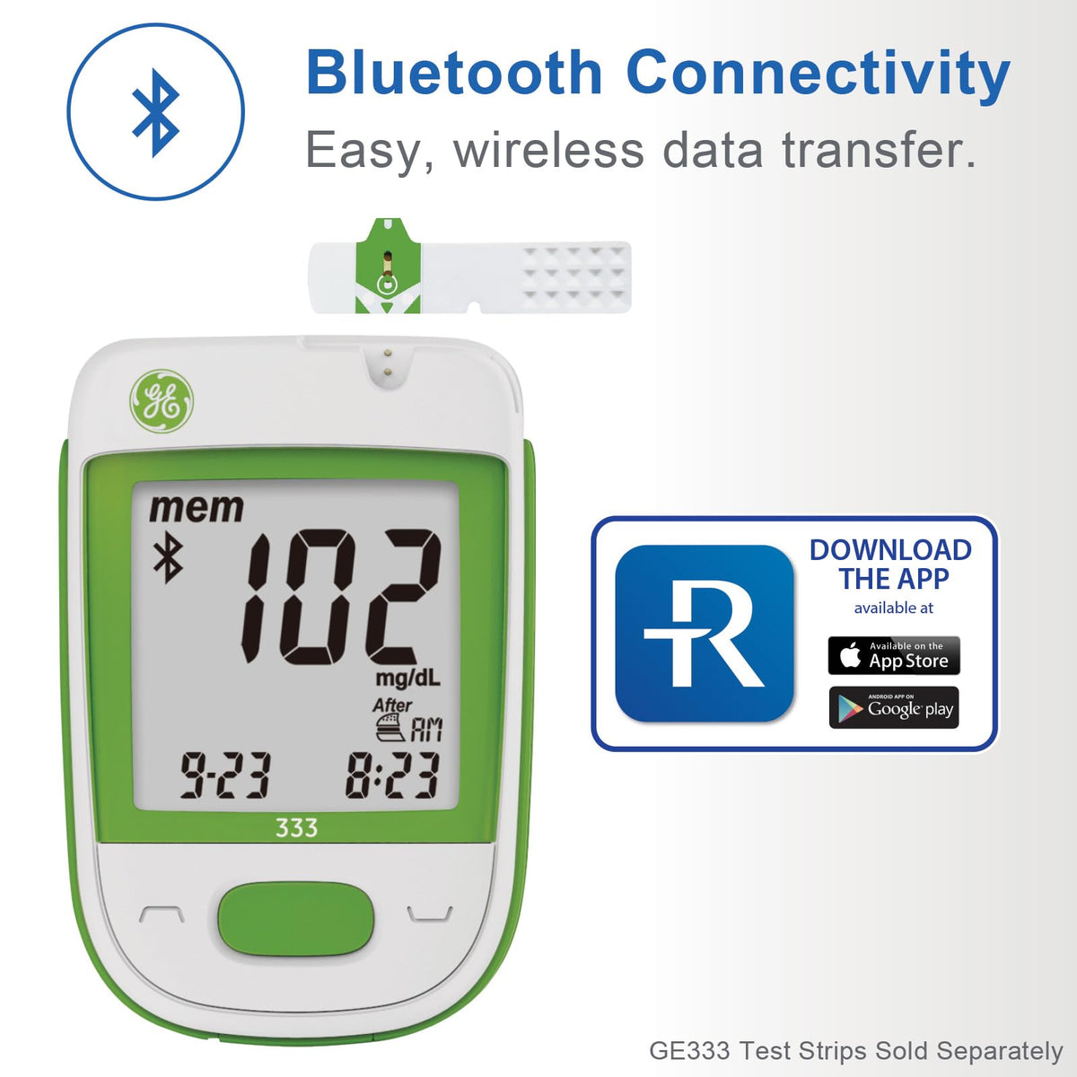 Bluetooth Blood Glucose Monitor System E3619