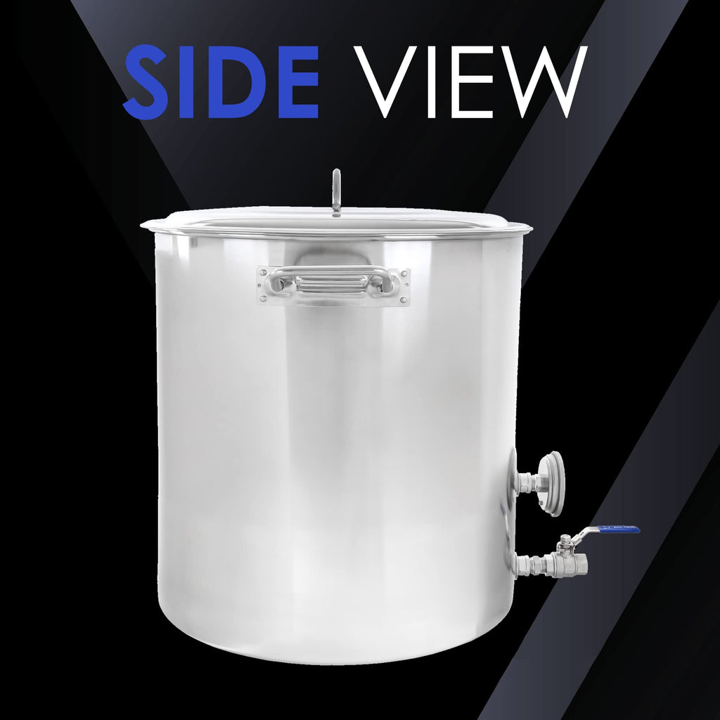 Stainless Steel 40 QT Stock Pot + Propane Burner R725