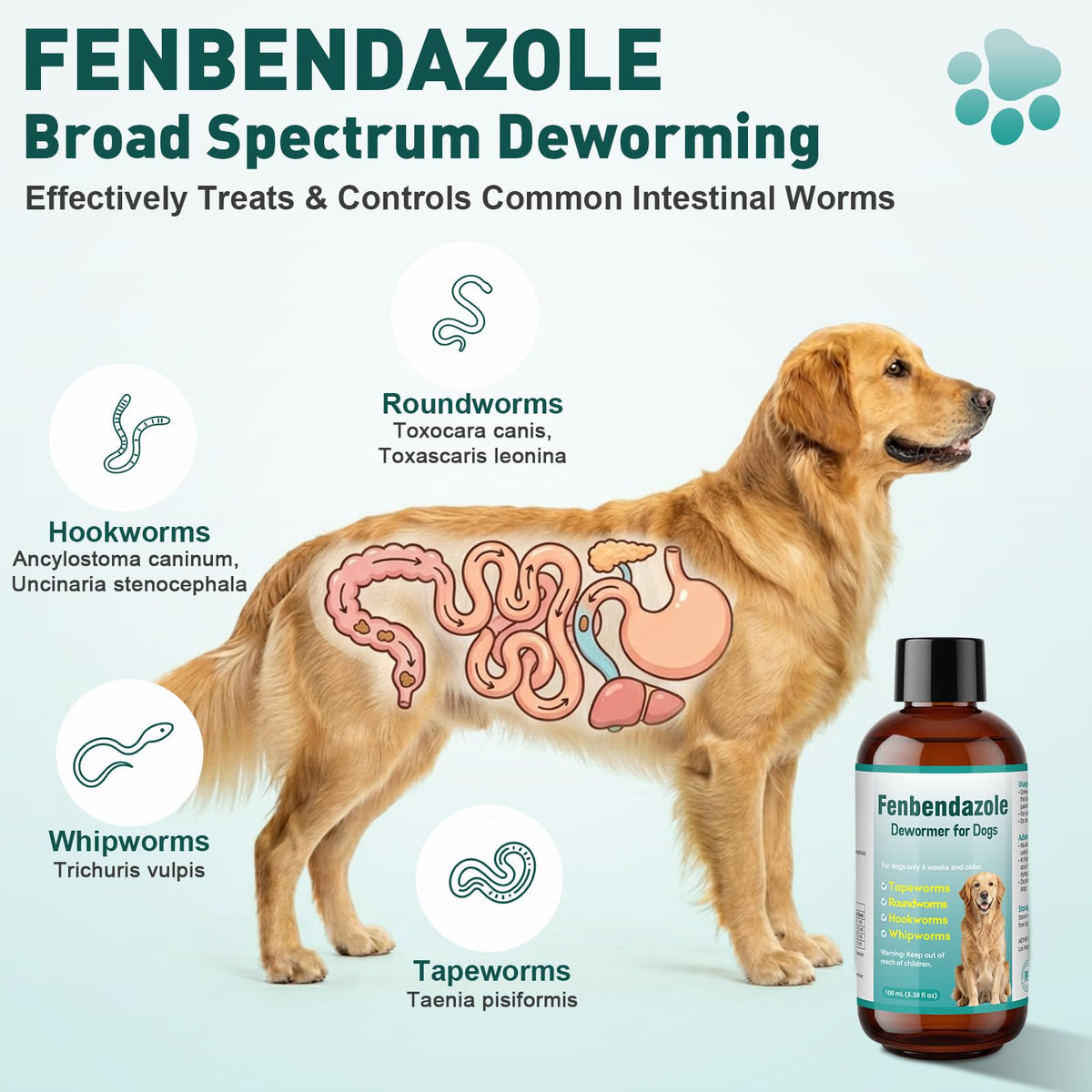 Dog Dewormer Liquid 100ml J41452
