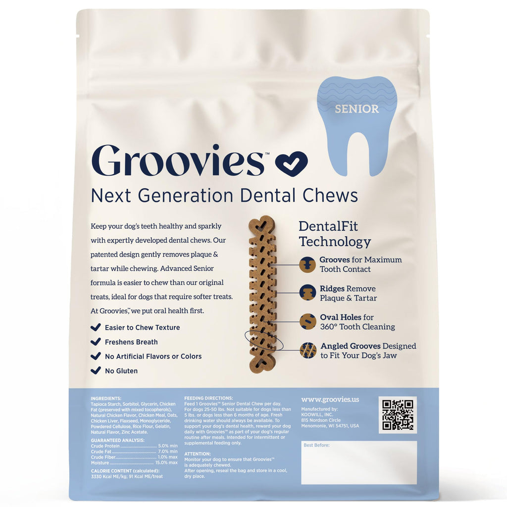 Large Dog Dental Chews, 25-50 lbs, 27Ct R538