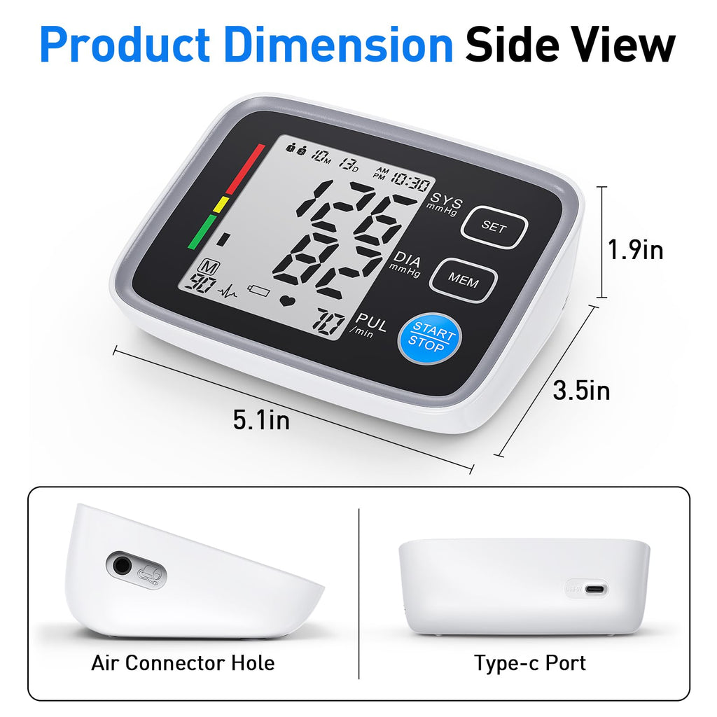 Upper Arm Blood Pressure Monitor 2 Cuff Sizes Y767200