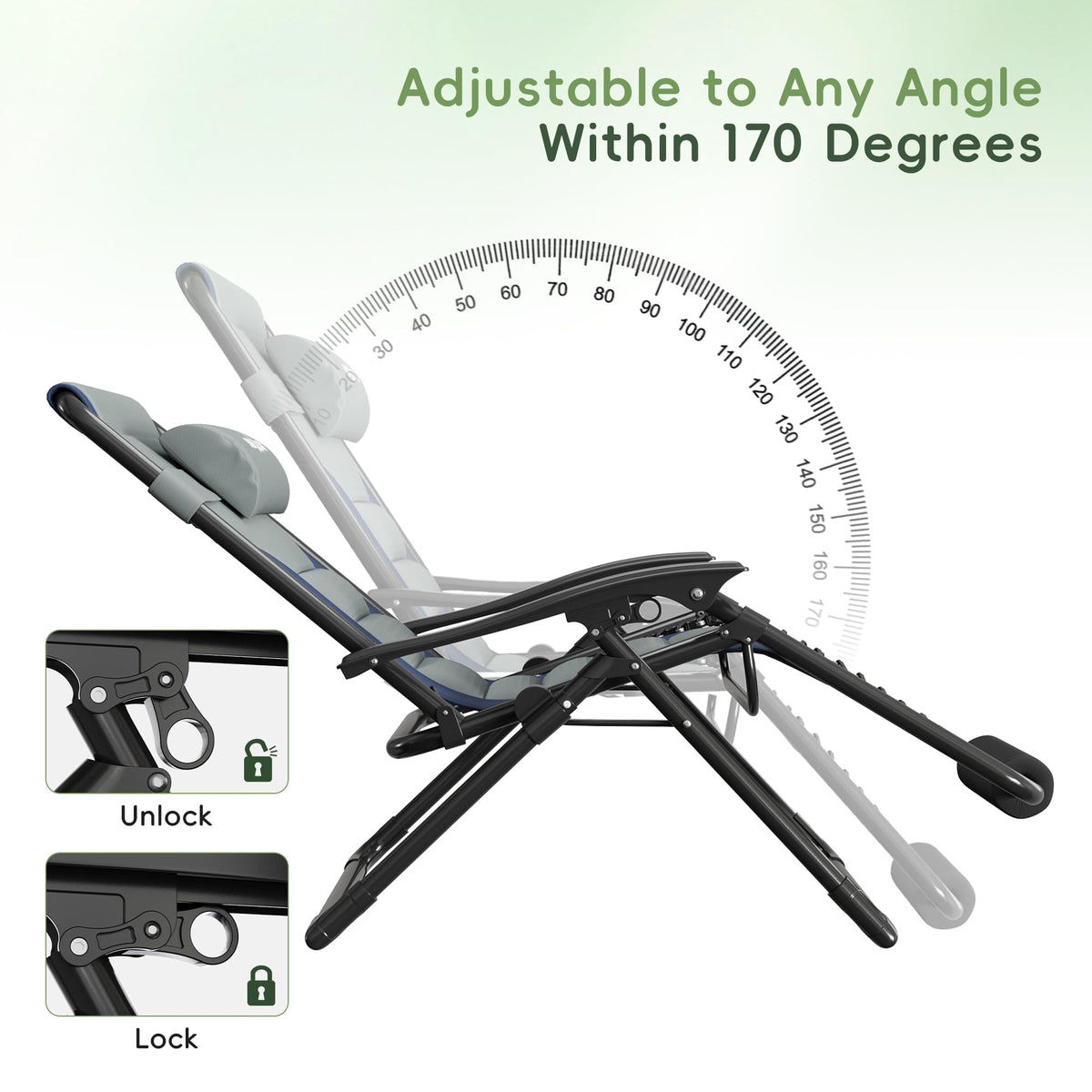 Zero Gravity Patio Lounge Chair R7437
