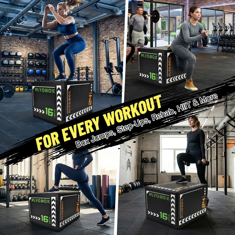 3-in-1 Adjustable Foam Plyo Box W302788