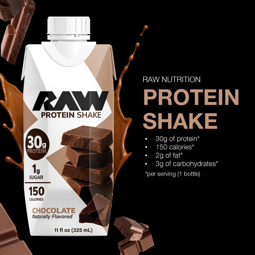 Chocolate Protein Shake 30g Whey 12 Fl Oz 12-Pack W7533