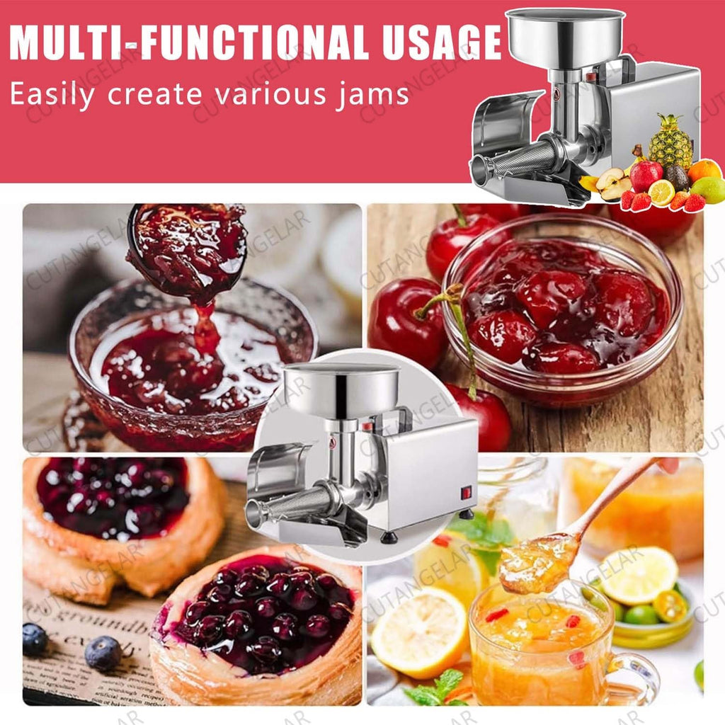 450W Stainless Steel Electric Tomato Strainer T7000
