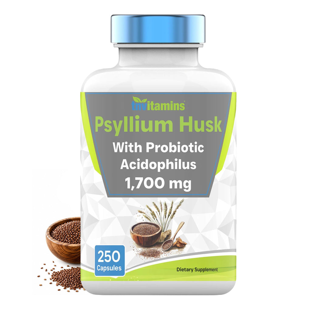 Psyllium Husk Capsules 1700 MG 250 Capsules A3179
