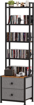 CD Storage Rack with Drawer S44312