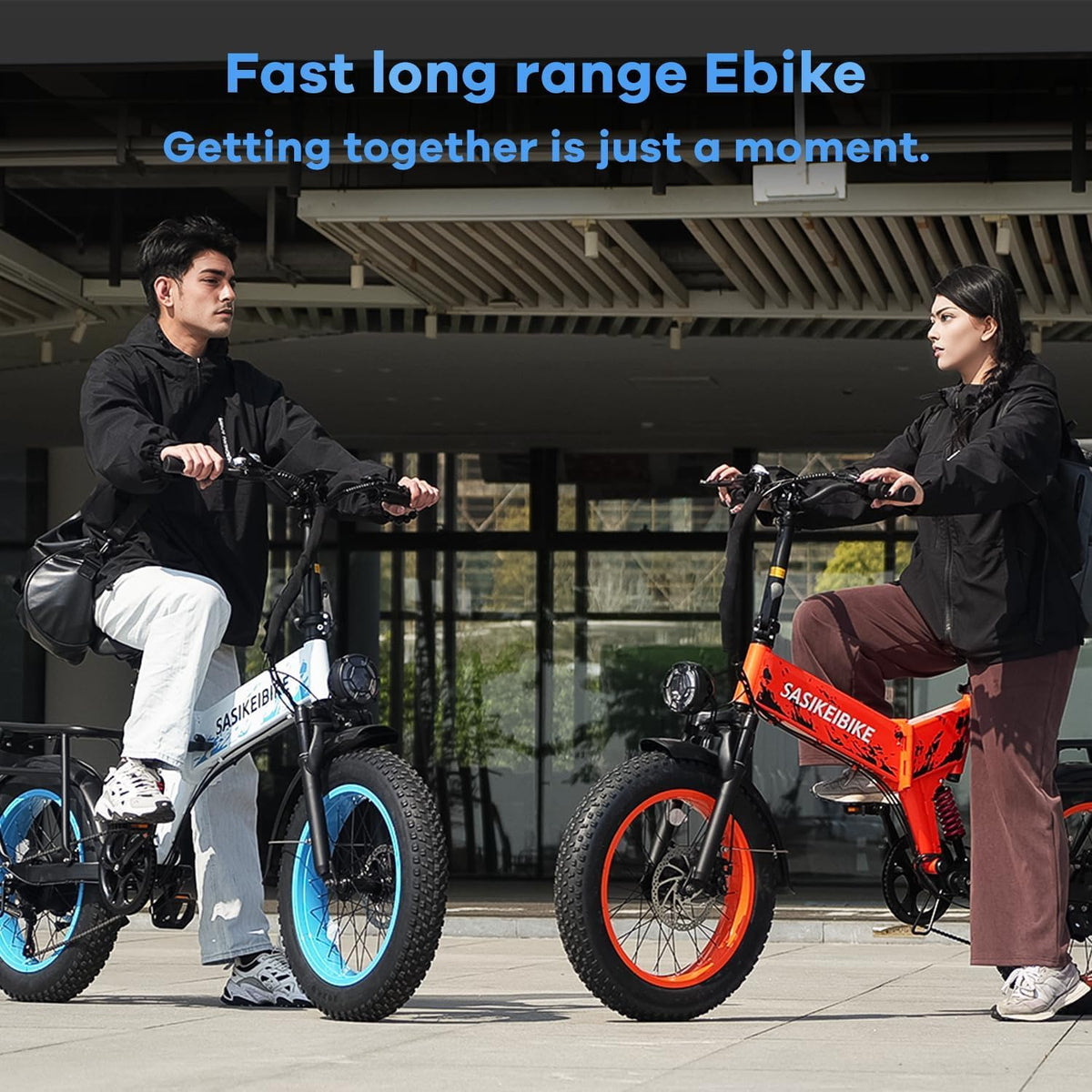 1500W Folding Electric Bike with 52V 20AH Removable Battery, 20" x4.0 Fat Tire K519534