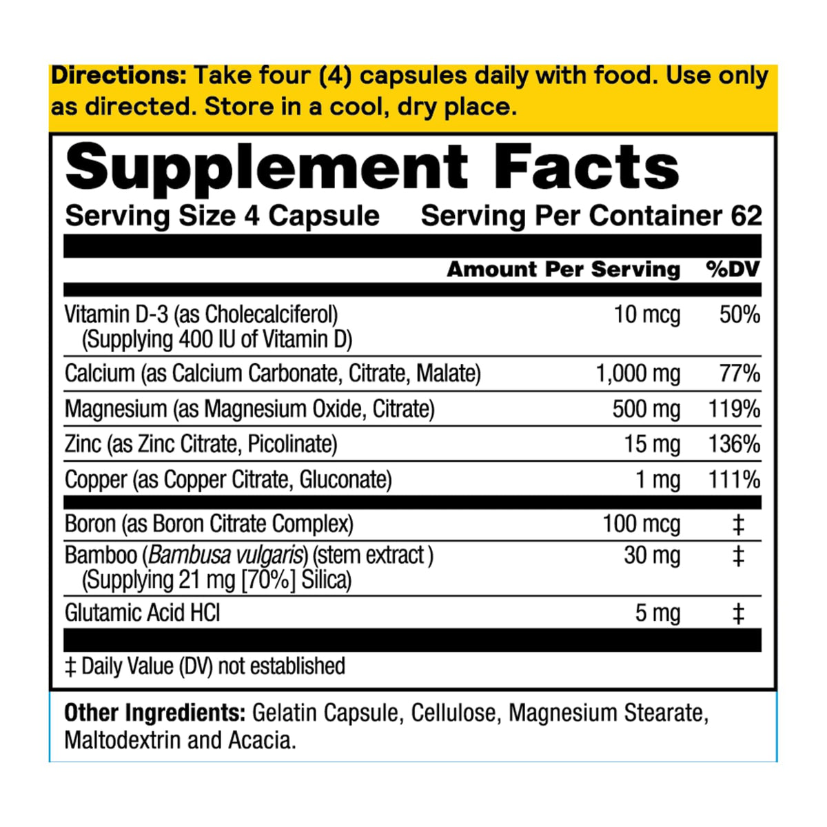 Cal Mag Zinc Complex 250 Count T864365