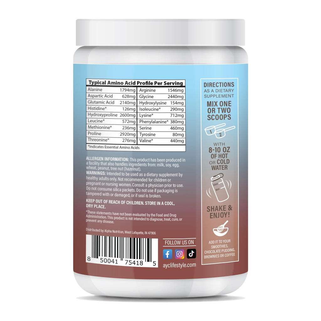 Chocolate Hydrolyzed Type 1&3 Collagen Peptides Powder R215487