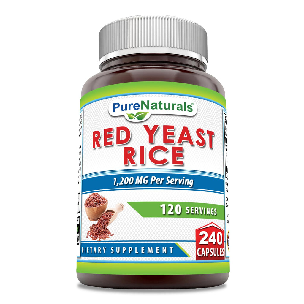Red Yeast Rice 1200 Mg 240 Capsules Supplement Q59044
