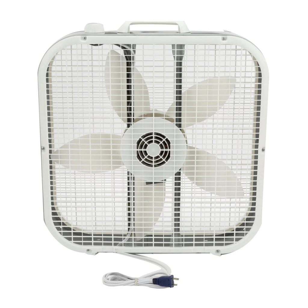 20" White Box Fan, 3 Speeds A699153