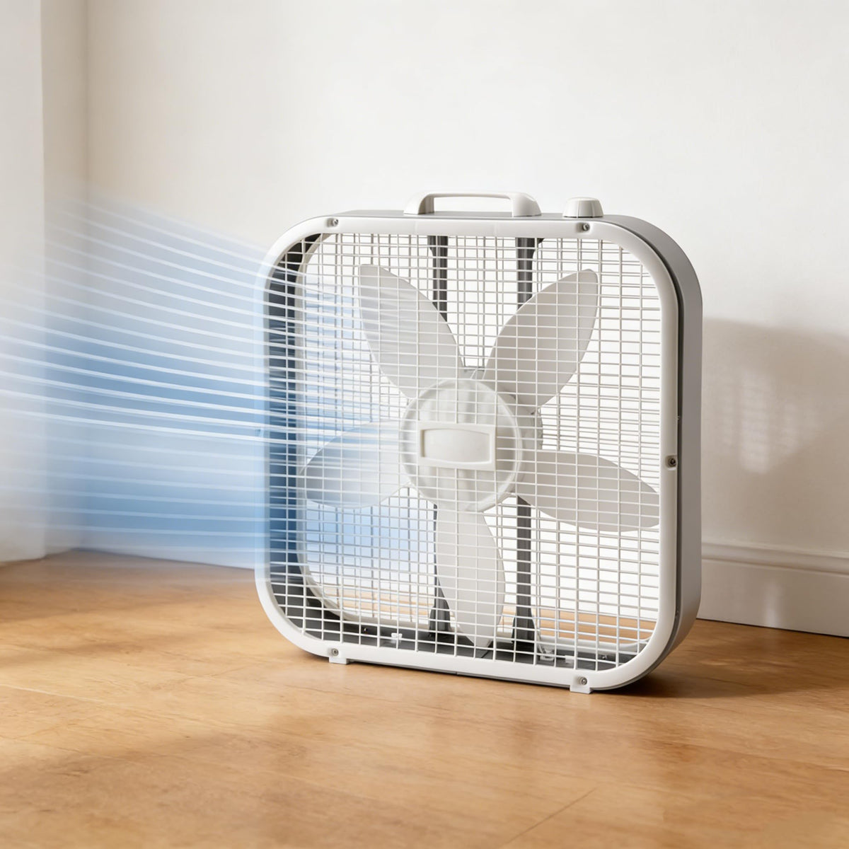 20" White Box Fan, 3 Speeds A699153