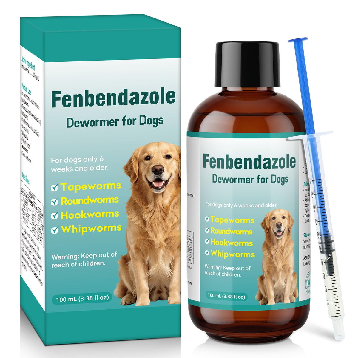 Dog Dewormer Liquid 100ml J41452