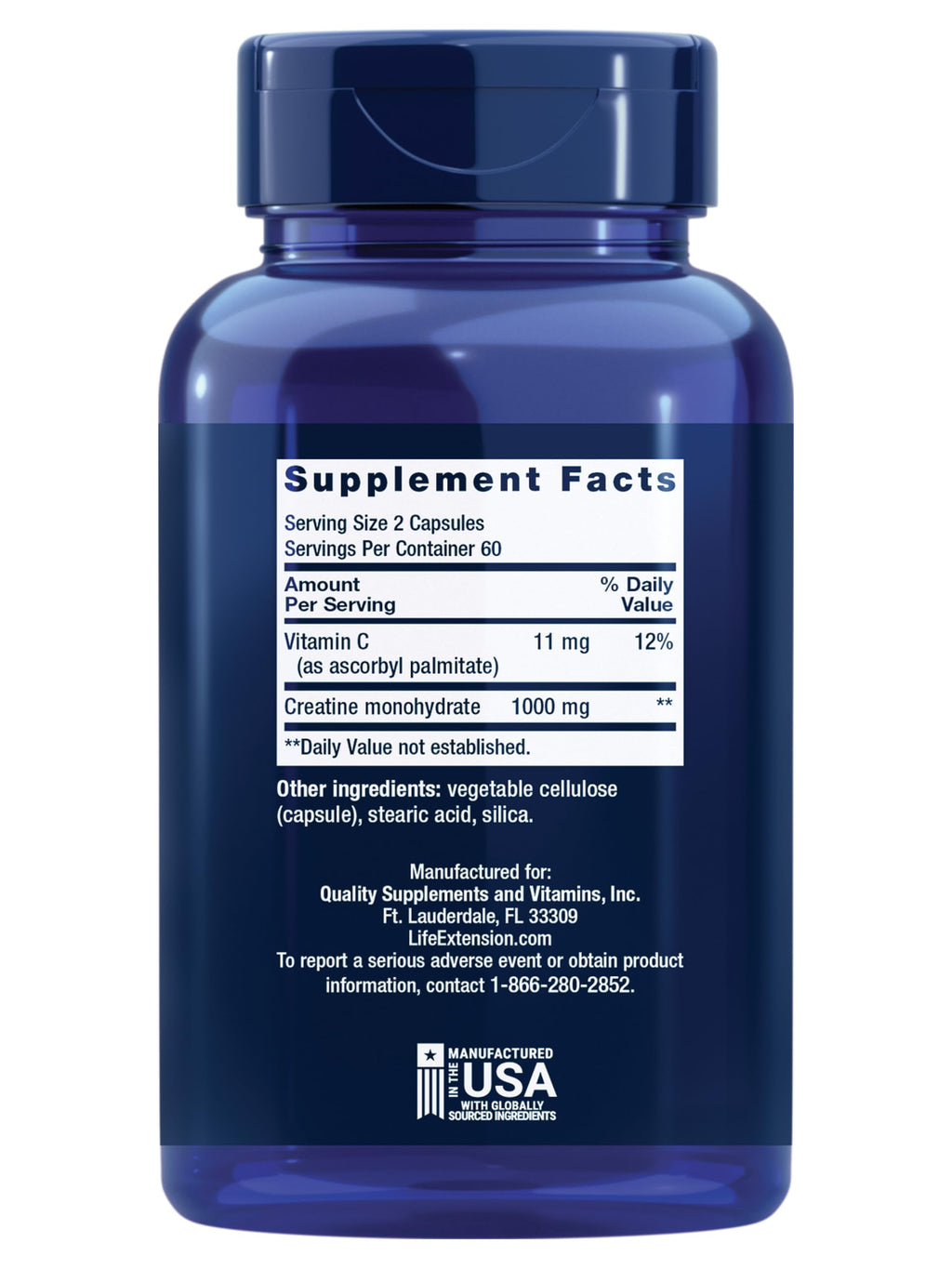 Creatine Monohydrate 120 Capsules O676179